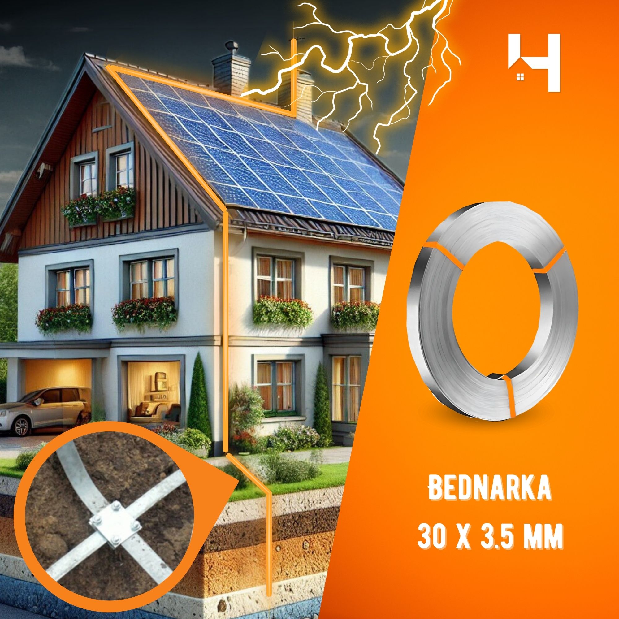 Bednarka 30m x 3,5mm - Haus-Held zdjęcie 2