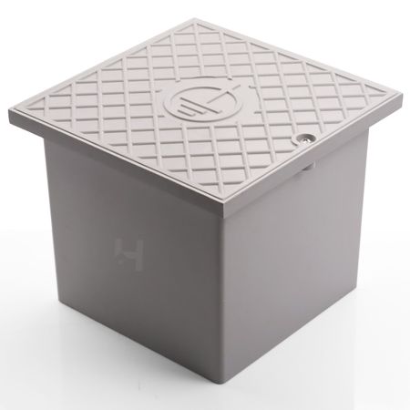 Erdungsprüfschacht 200 x 200 x 165 mm für Erdreich