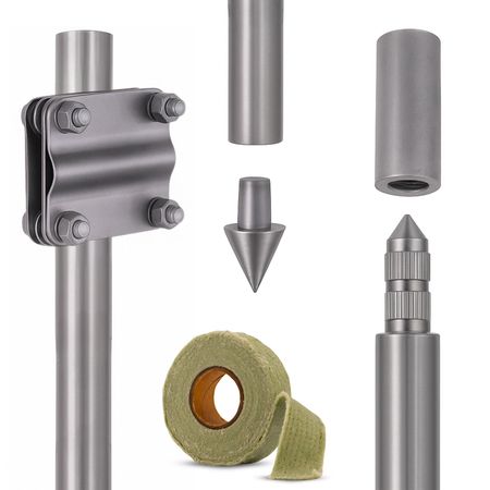 Tiefenerder Ø 20 mm - Edelstahl V4A - SET 1,5 m