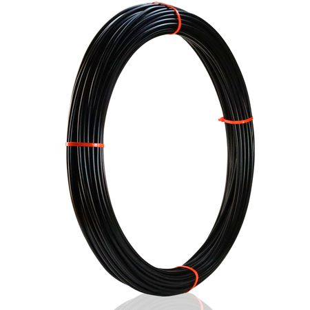 Blitzableiterdraht Ø 8 mm, schwarz, Aluminium - 74 m, 10 kg