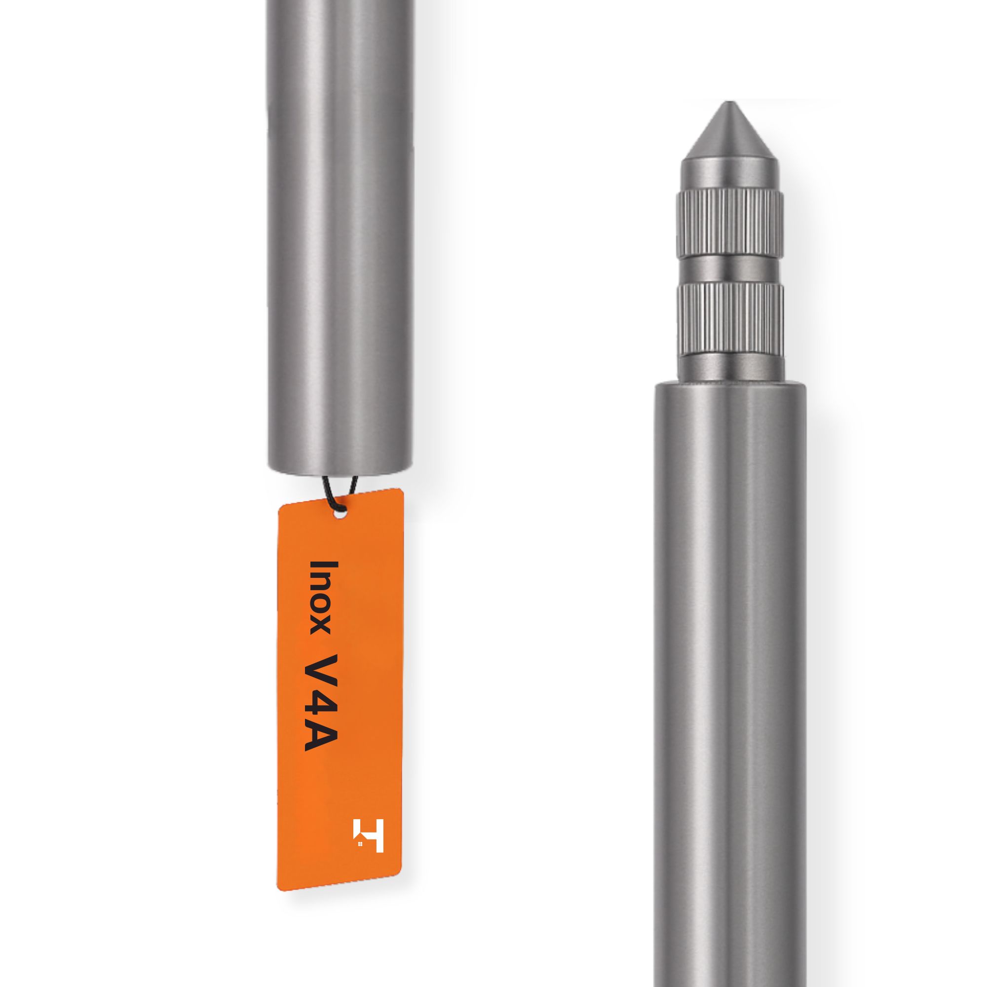 Uziom - Ø20 mm - stal nierdzewna V4A - 1.5 metra - Haus-Held zdjęcie 1